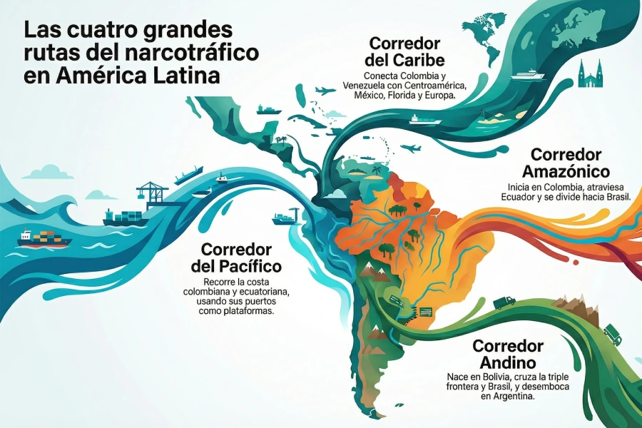 Corredores del narcotr&aacute;fico
