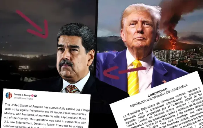 Ataque de Estados Unidos a Venezuela y la captura de Nicol&aacute;s Maduro