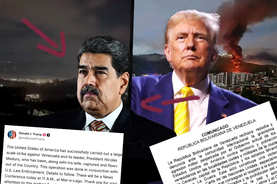 Ataque de Estados Unidos a Venezuela y la captura de Nicolás Maduro