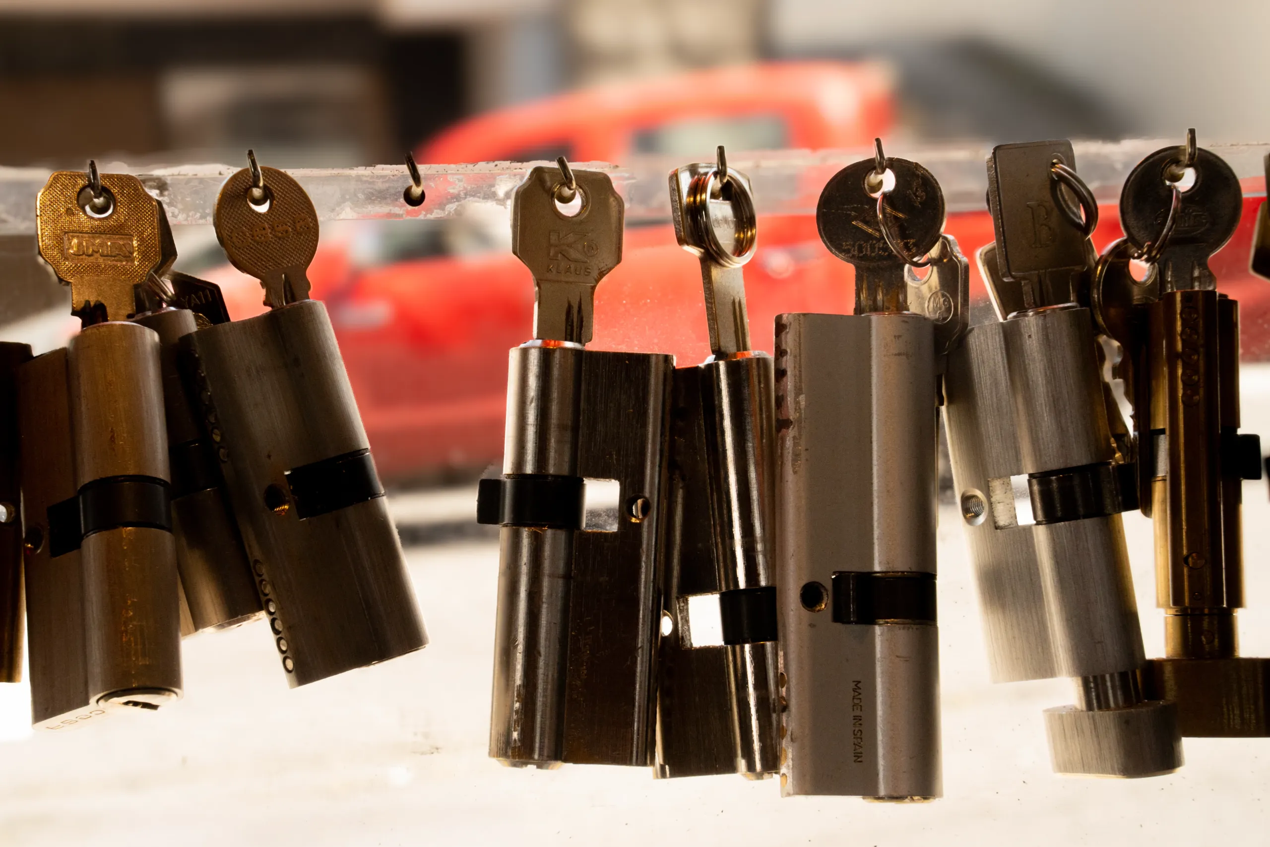 Candados con sus llaves