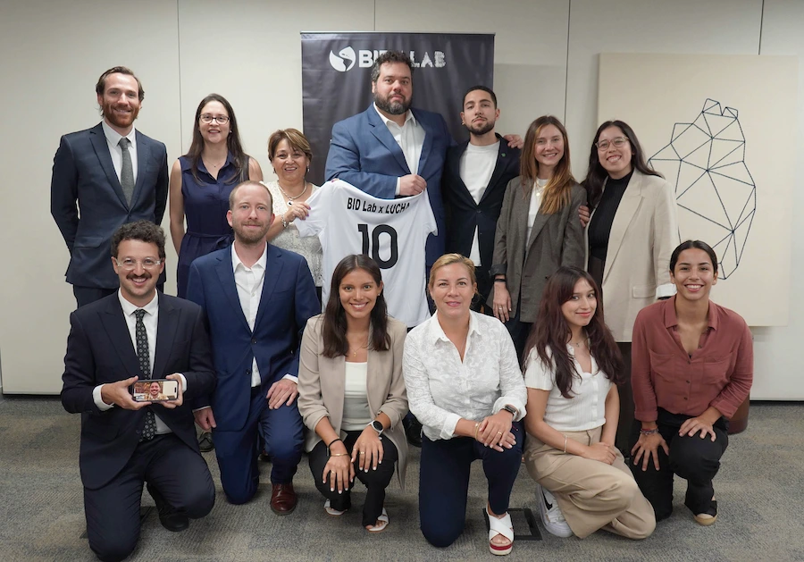 El d&iacute;a en que el BID Lab confirm&oacute; el proyecto de Lucha.