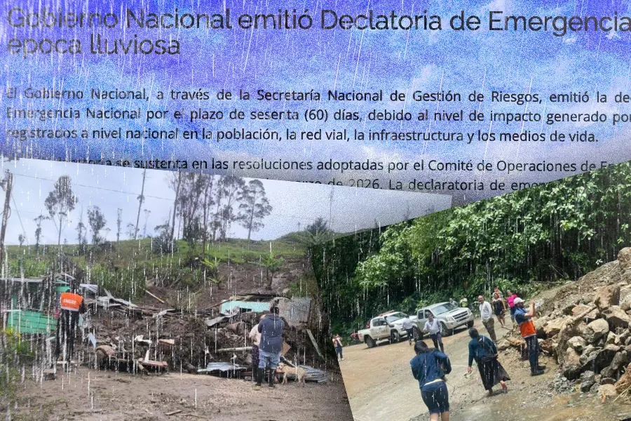 emergencia nacional por las lluvias en 2026 en Ecuador