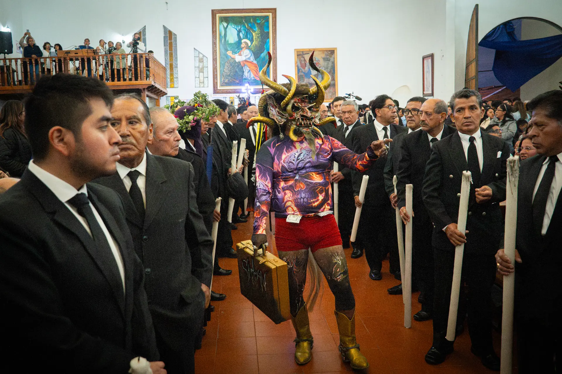 Diablos y tentaciones en la iglesia