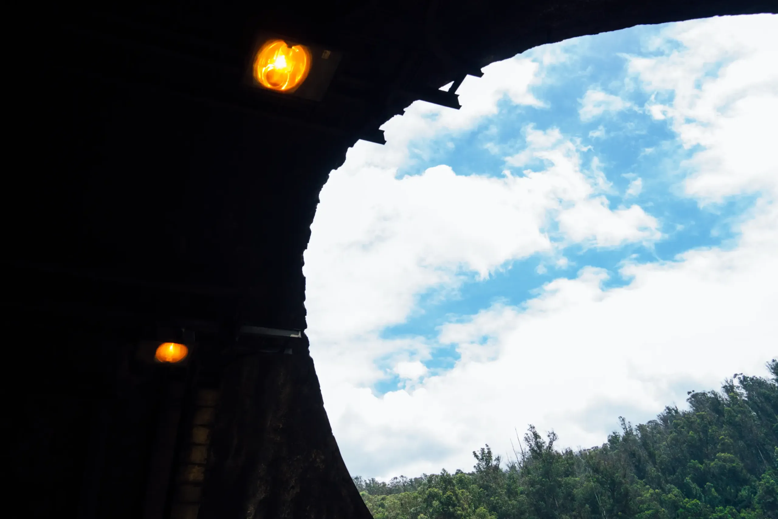 A la salida del t&uacute;nel de San Roque