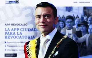 El pedido de revocatoria del mandato de Daniel Noboa.