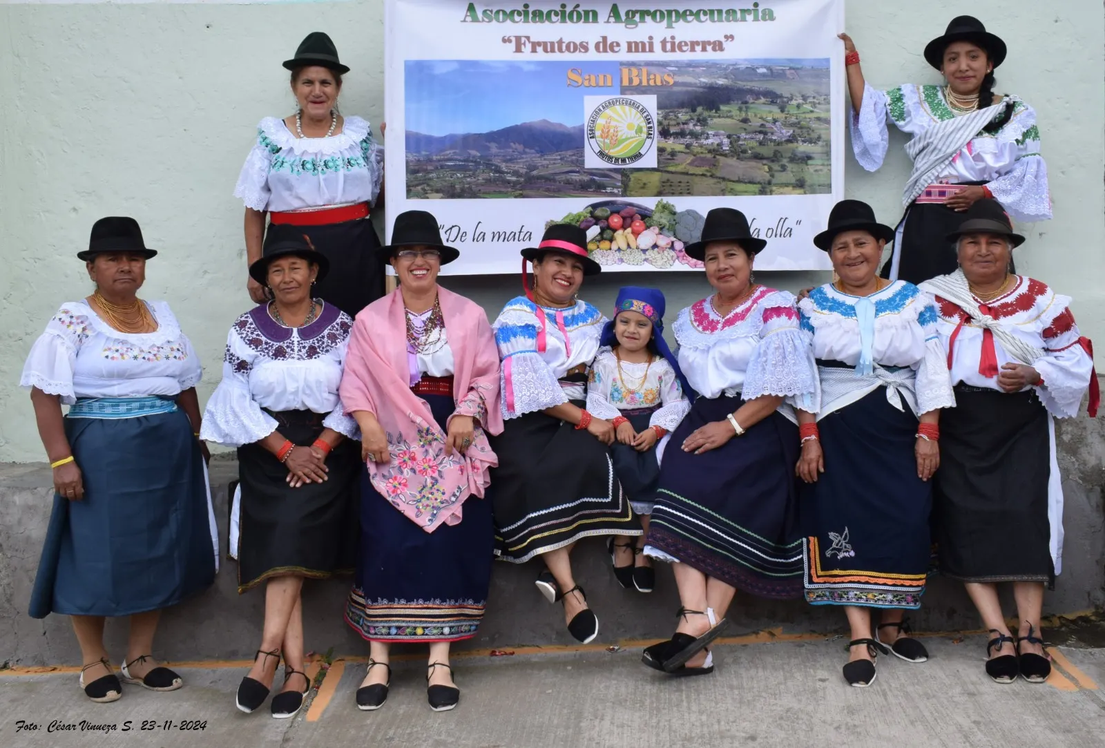 La Asociación agropecuaria Frutos de mi Tierra está formada, en su mayoría, por mujeres campesinas. Fotografía de César Vinueza.