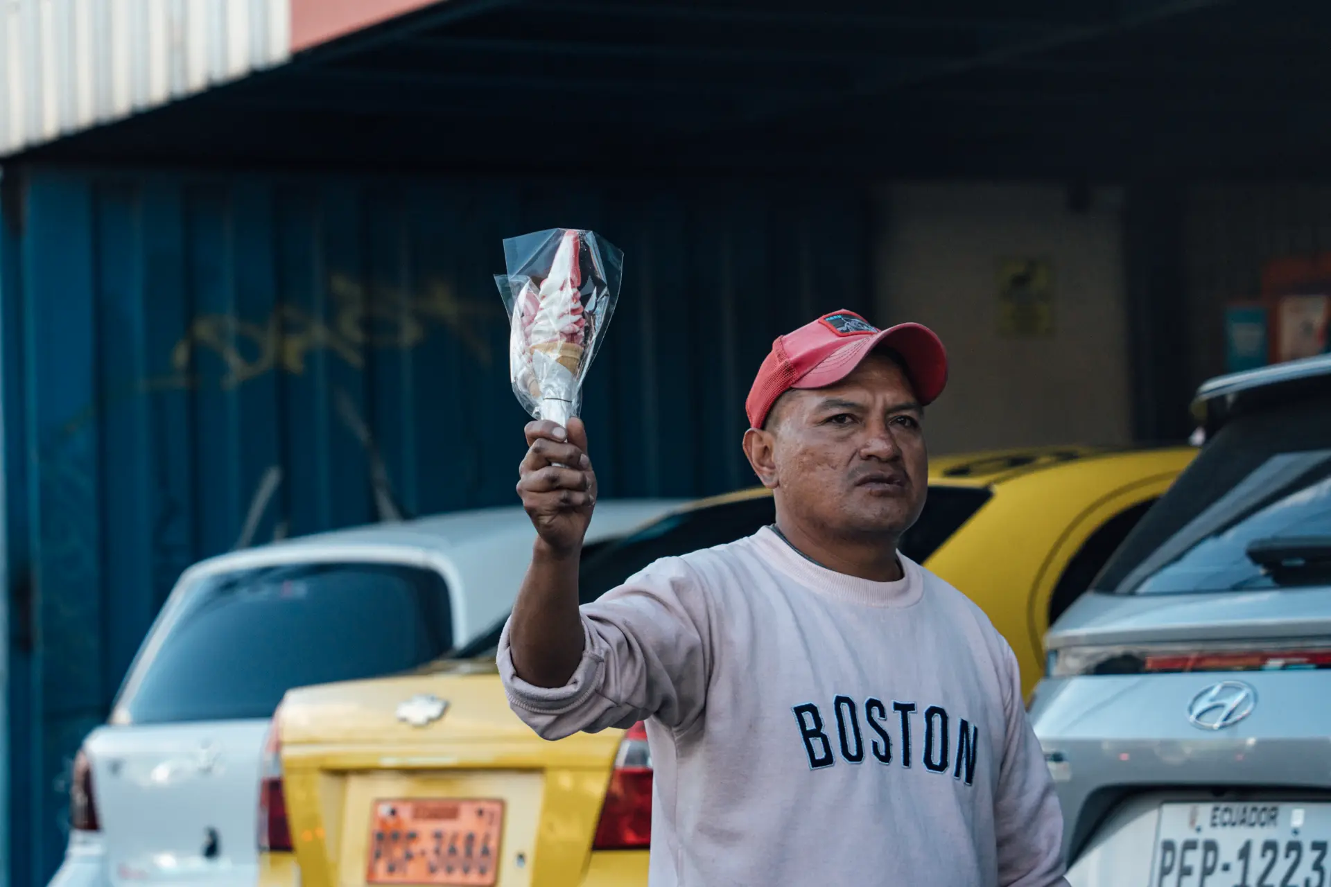 Helado en funda