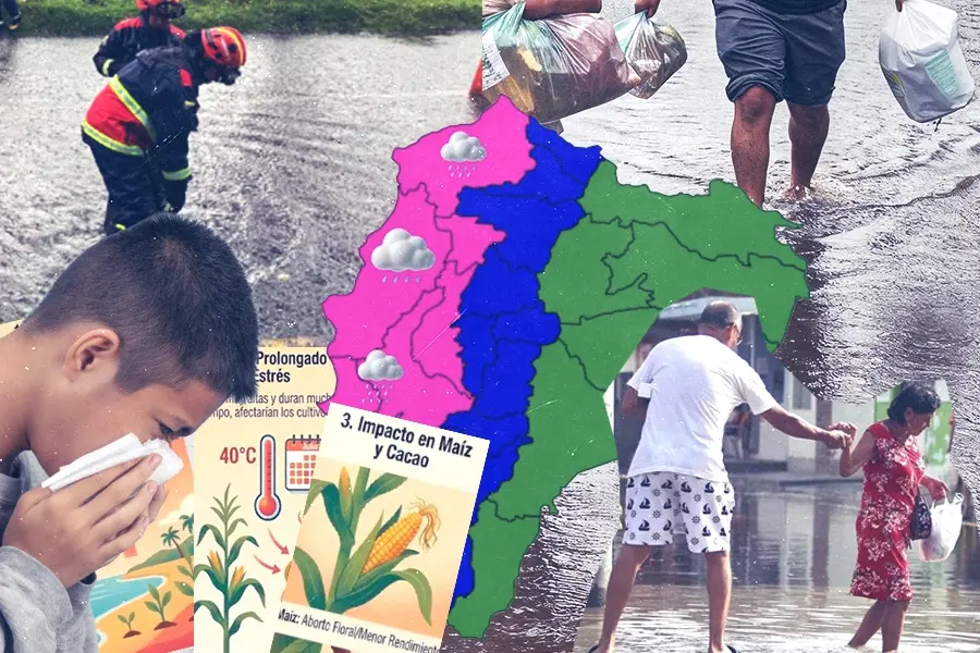 El fen&oacute;meno de El Ni&ntilde;o en Ecuador 2026.